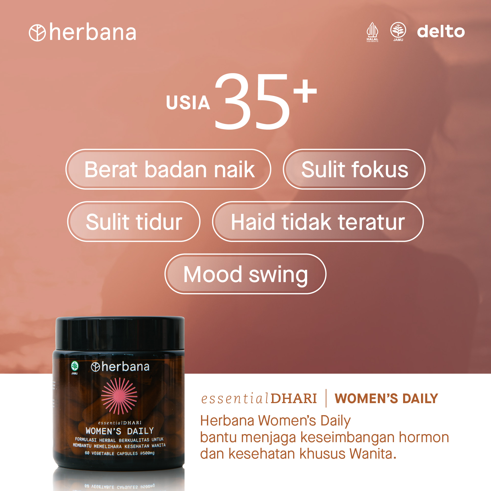Herbana Facebook ad: Tanda Perimenopause Sudah Muncul?