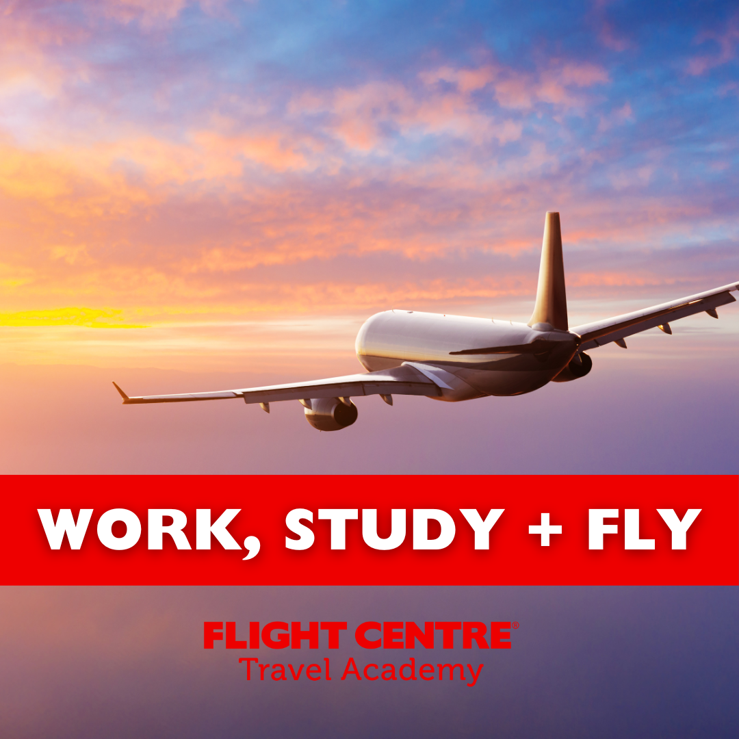 Flight Centre Travel Academy Facebook ad