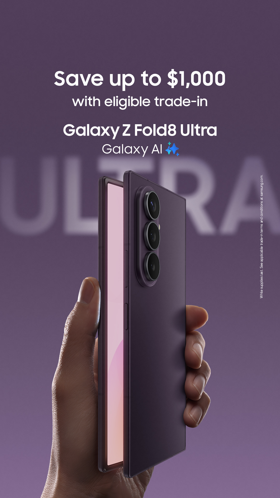 Samsung Facebook ad