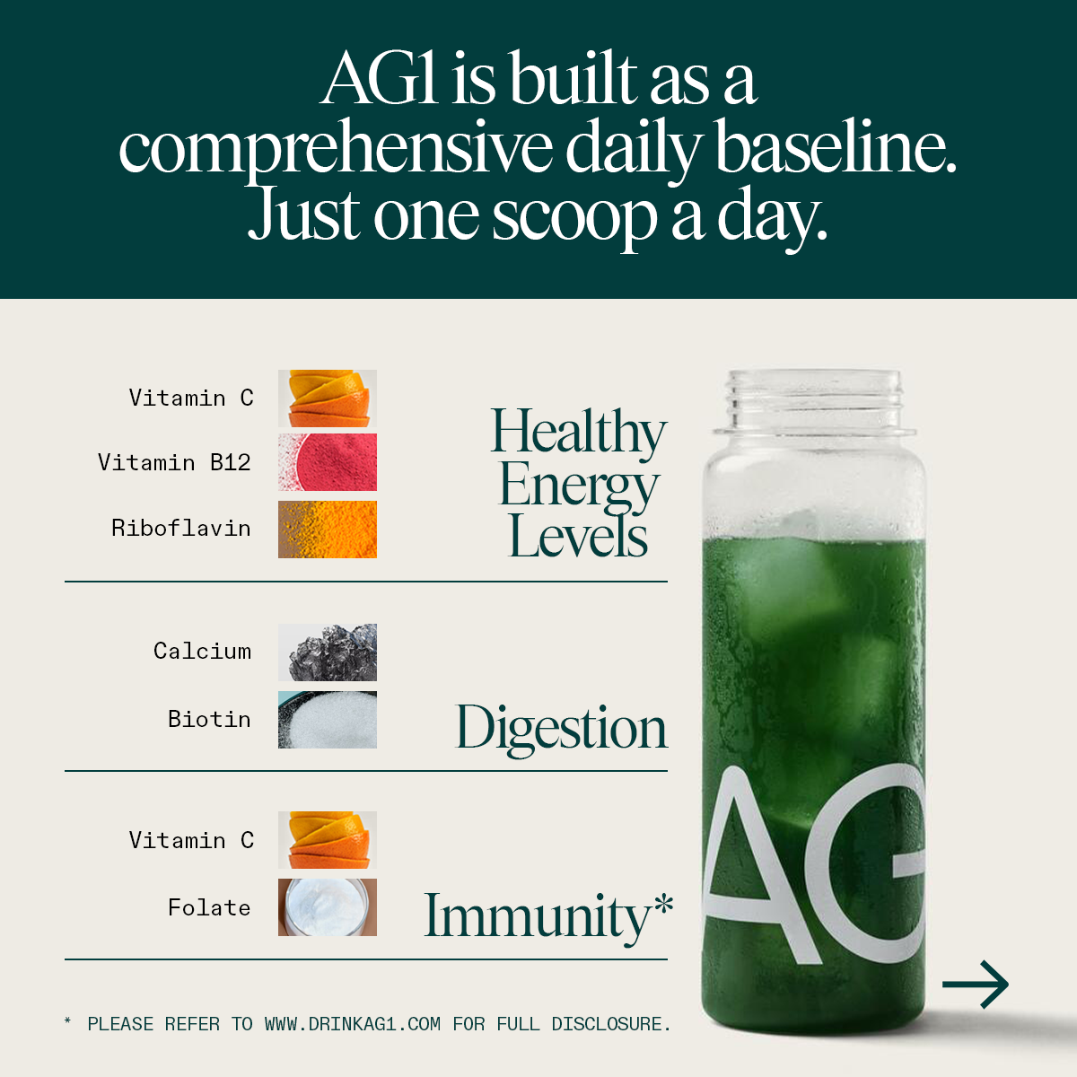 AG1 by Athletic Greens Facebook ad
