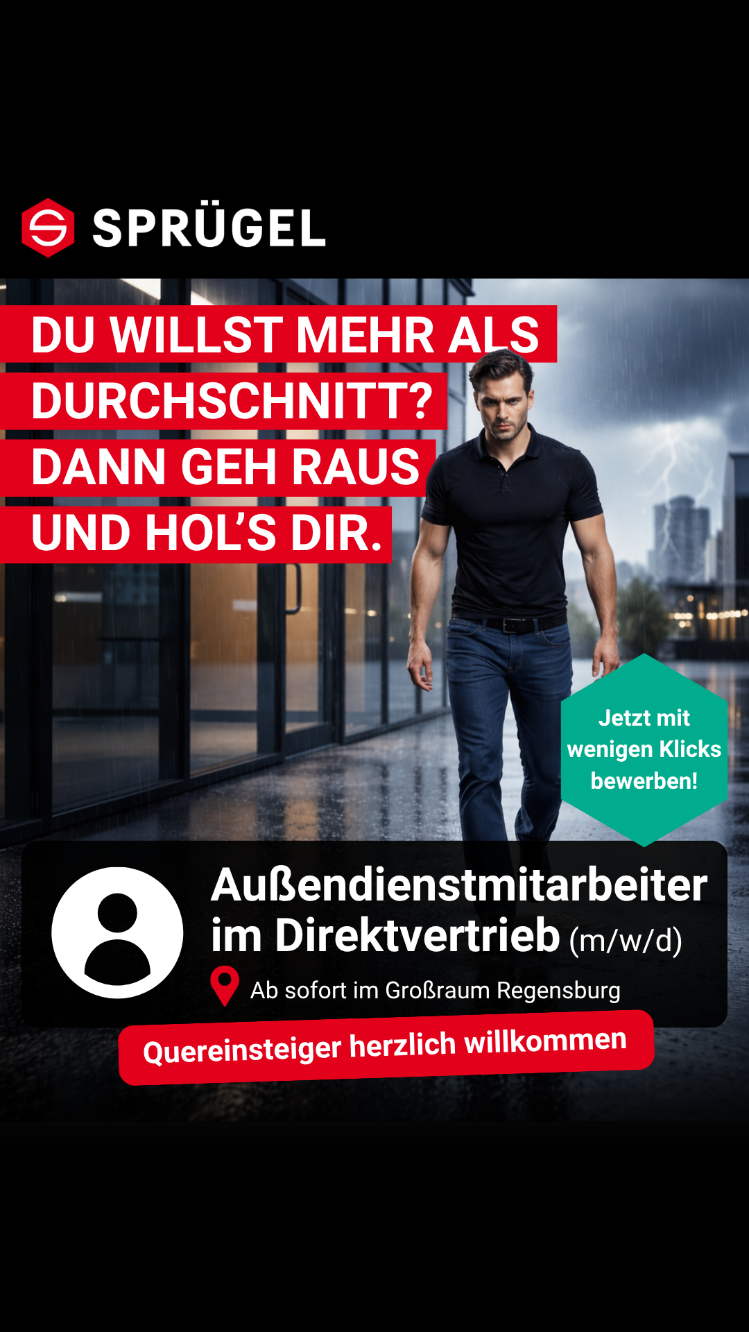 Deine neue Karriere Facebook ad