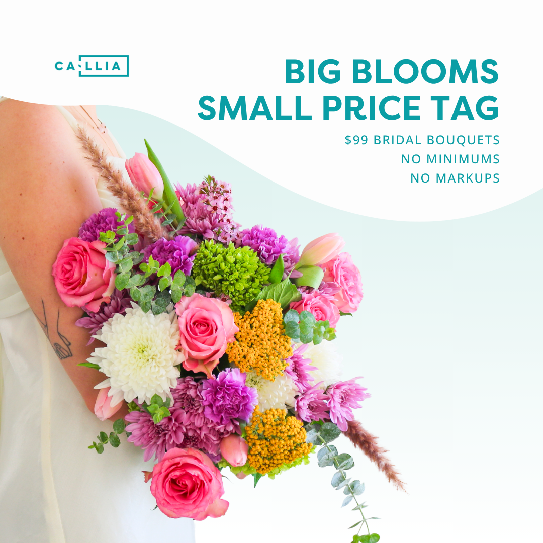 Callia Flowers Facebook ad: Proudly 100% Canadian