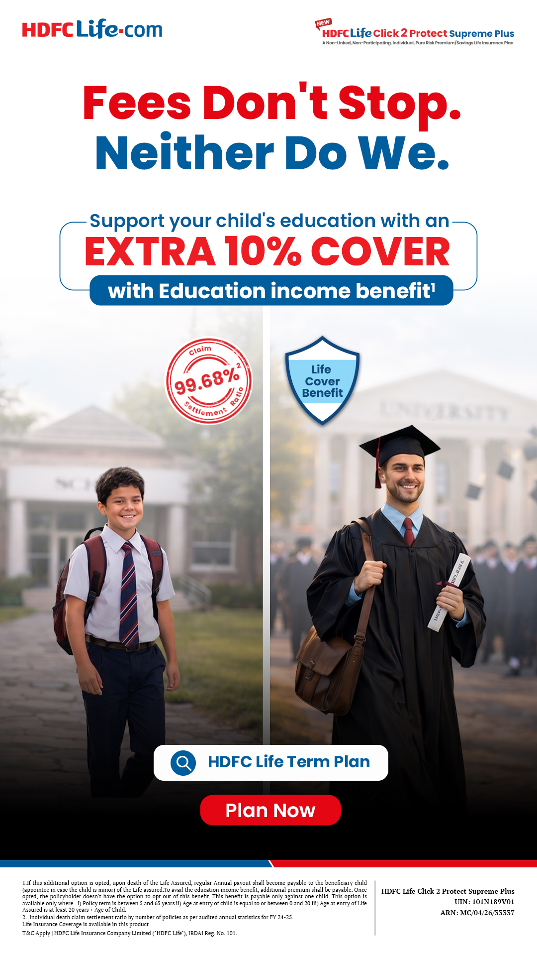 HDFC Life Facebook ad