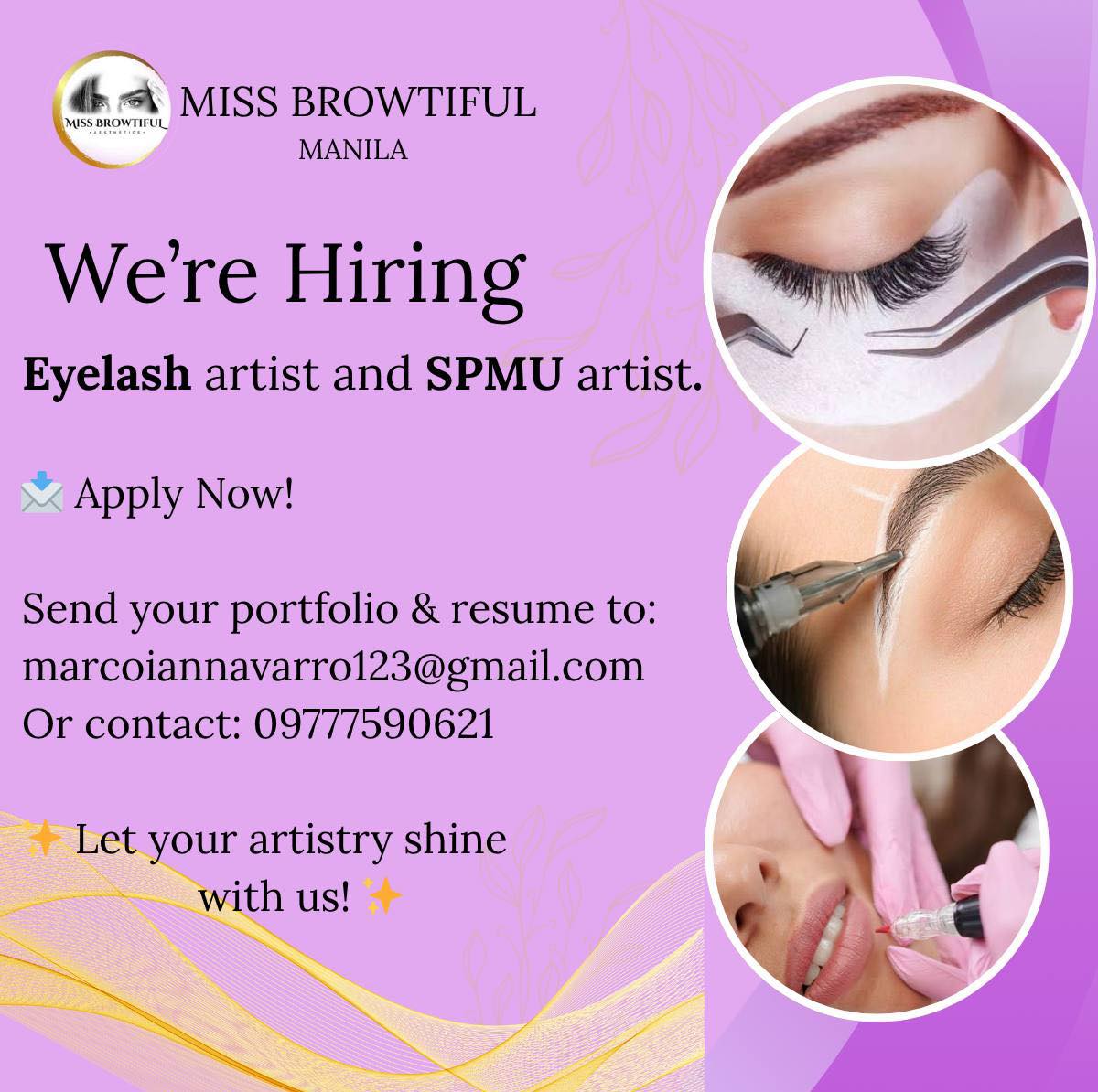 Miss Browtiful Manila Facebook ad