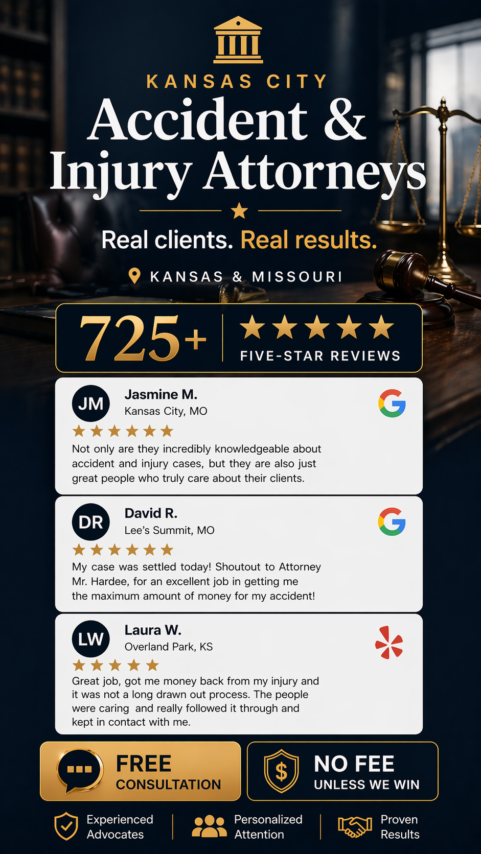 Kansas City Accident Injury Attorneys Facebook ad