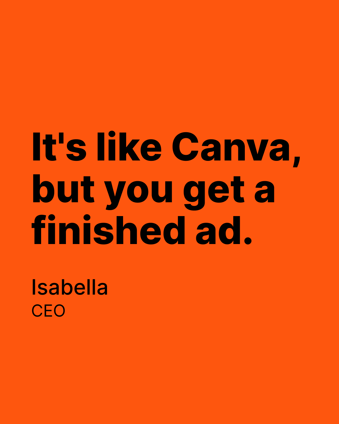 Oz: AI Marketing Platform Facebook ad