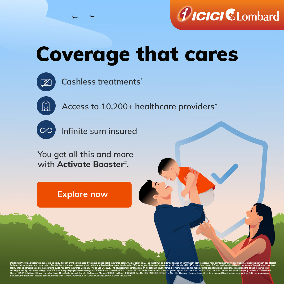 ICICI Lombard Facebook ad