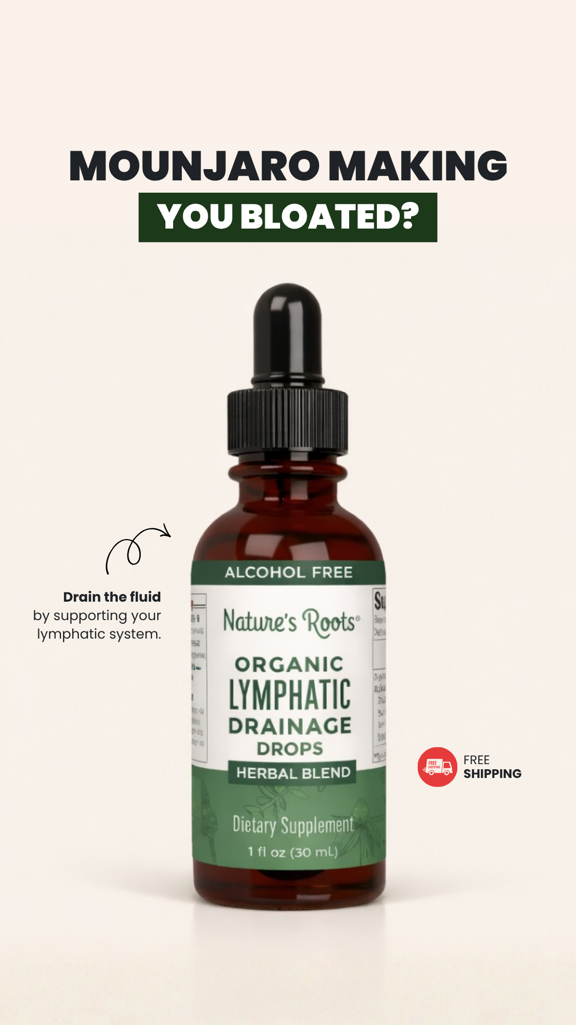Women's Health Blog Facebook ad: Don’t Blame Your Lifestyle, Fix The Lymphatic System First