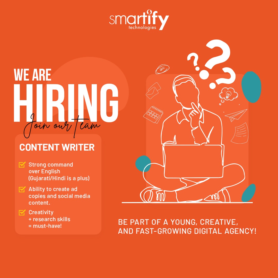 Smartify Technologies Facebook ad: Join our creative family today!
