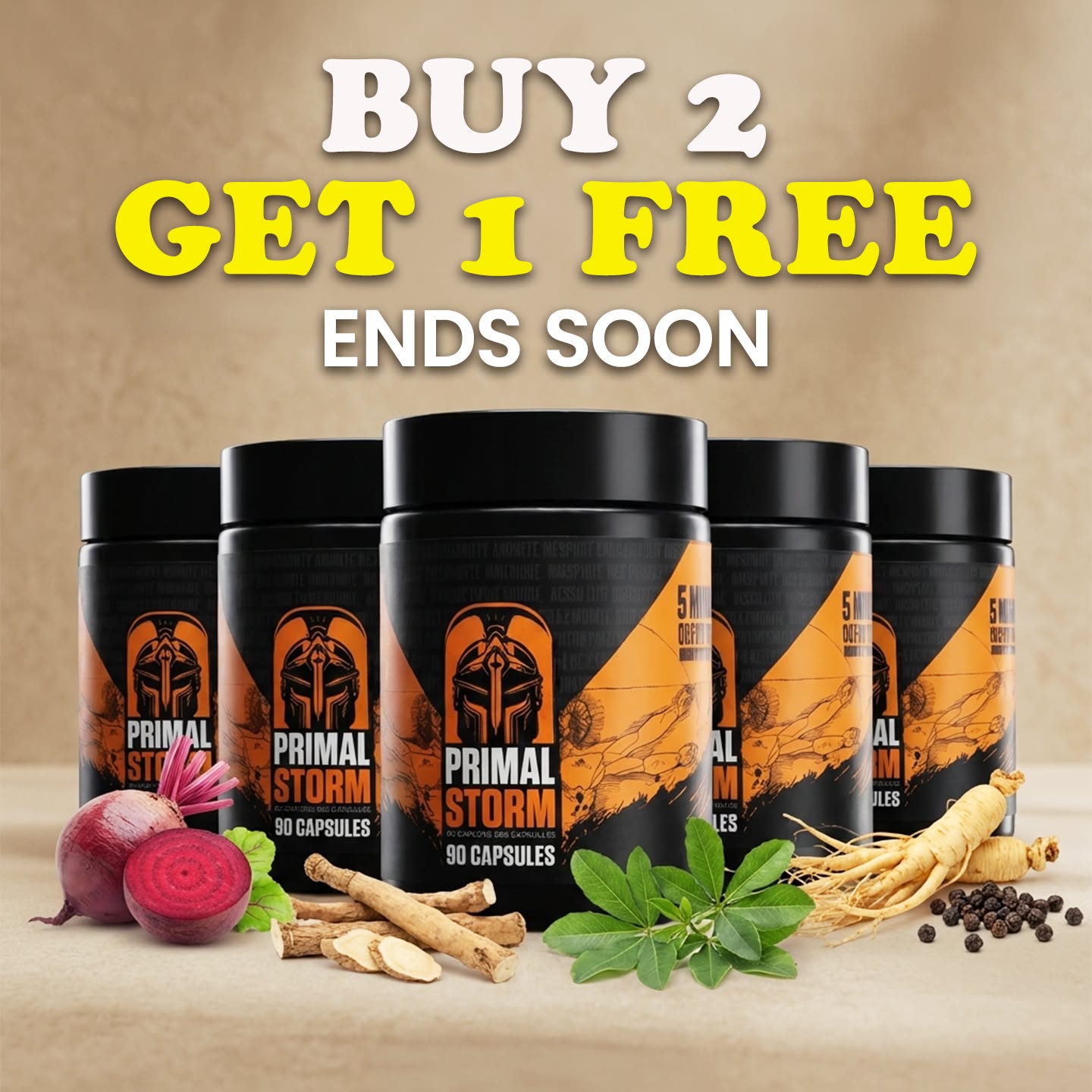 Primal-Storm Facebook ad