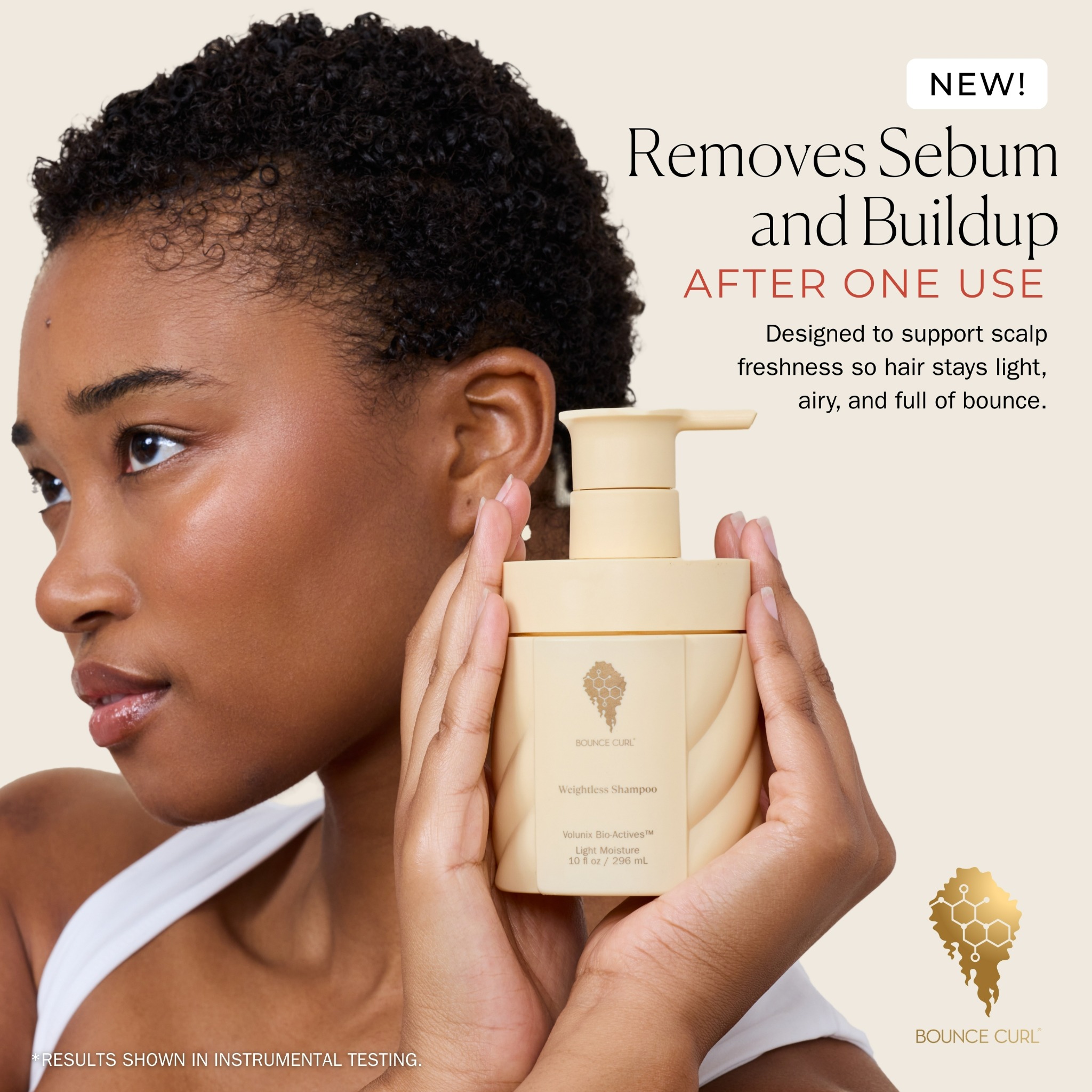 Bounce Curl Facebook ad