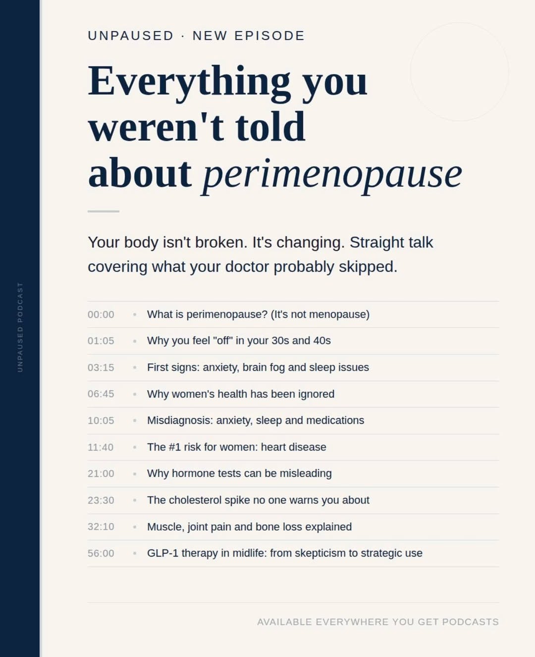The Pause Life by Dr. Mary Claire Haver Facebook ad