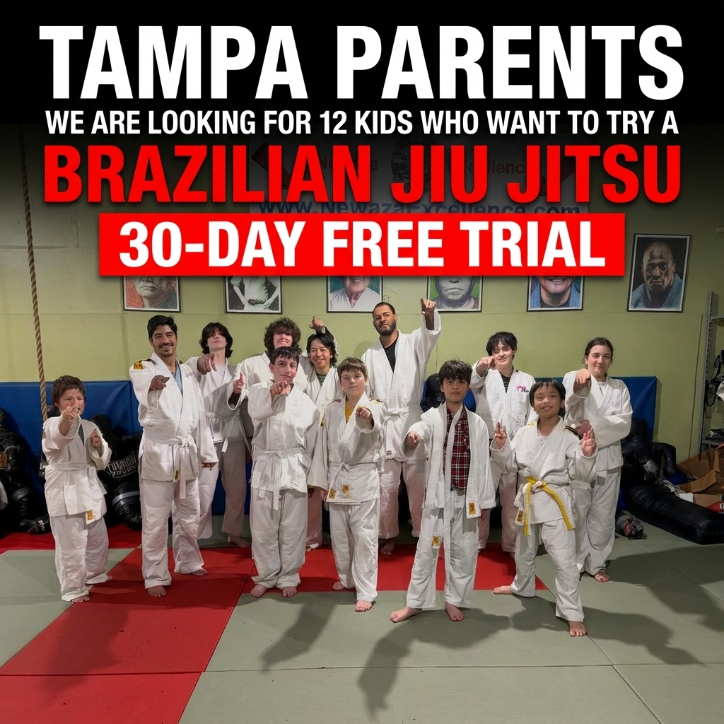 Tampa Florida Judo Facebook ad: 30-DAY FREE TRIAL for KIDS