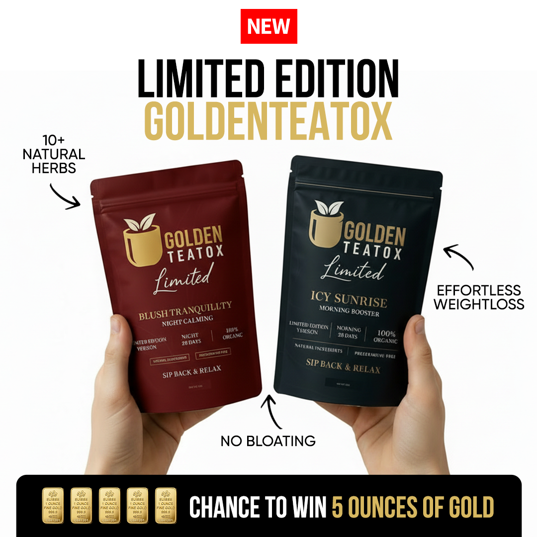 Golden-teatox Facebook ad: Lose 12+ Kg in Just 30 Days with the Limited Edition…