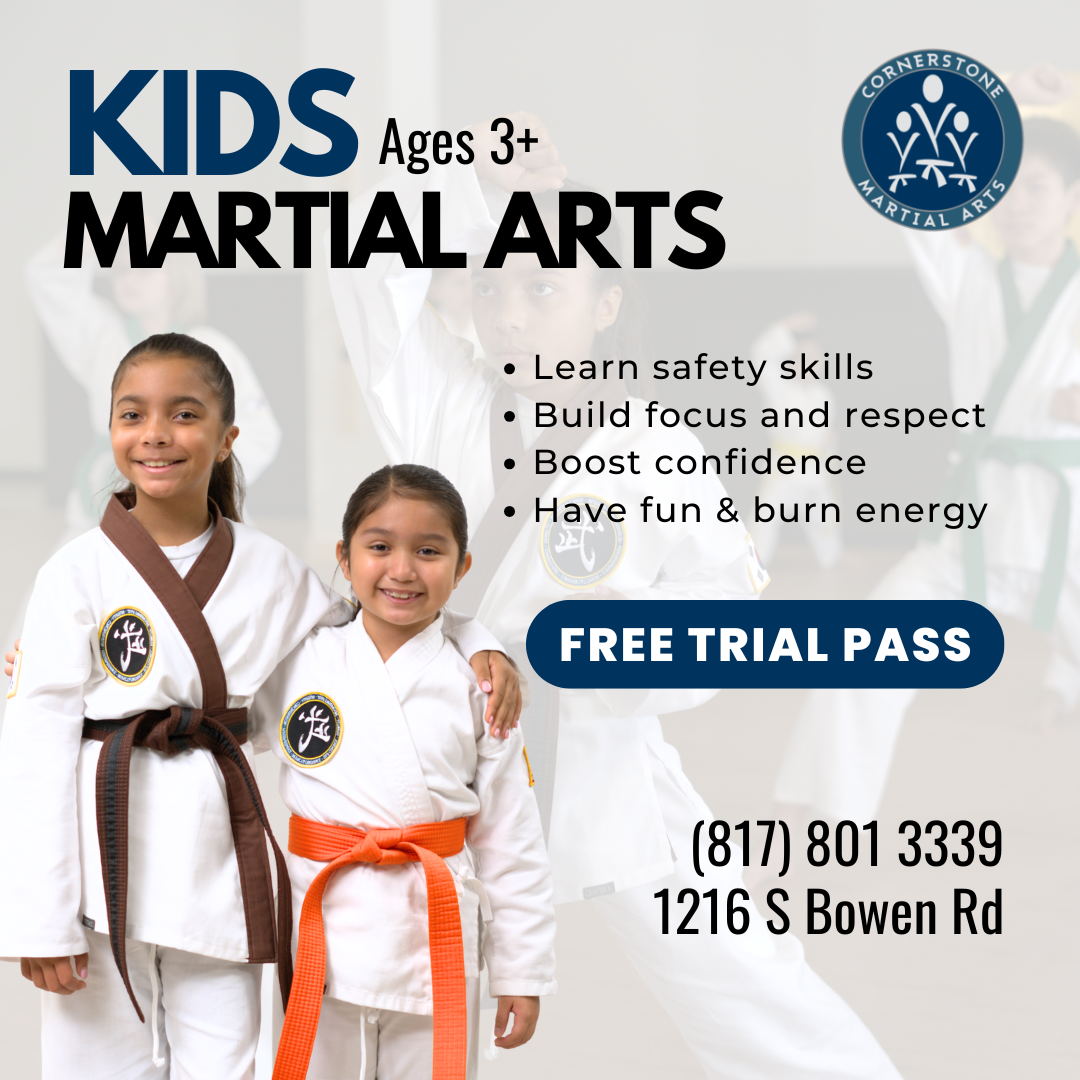 Cornerstone Martial Arts & Leadership Academy Facebook ad