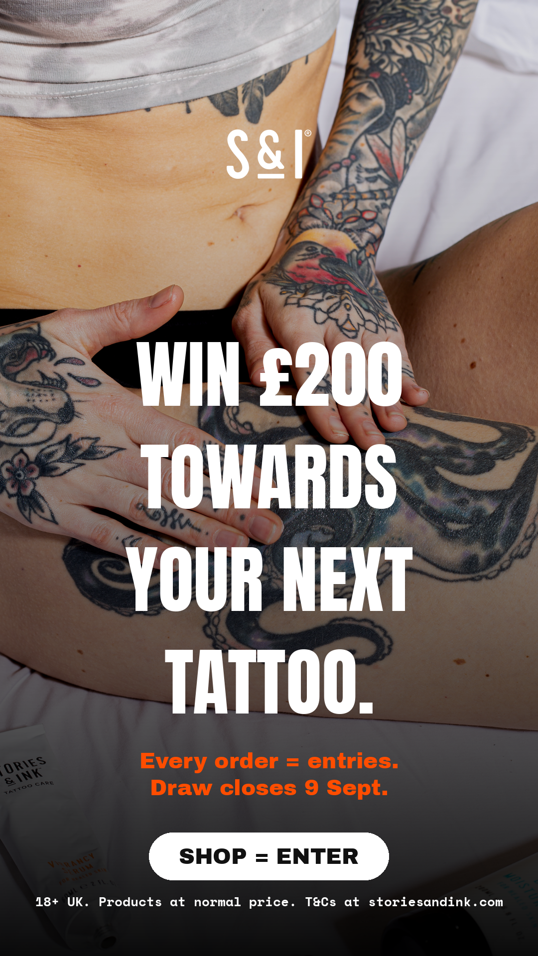 Stories & Ink Facebook ad