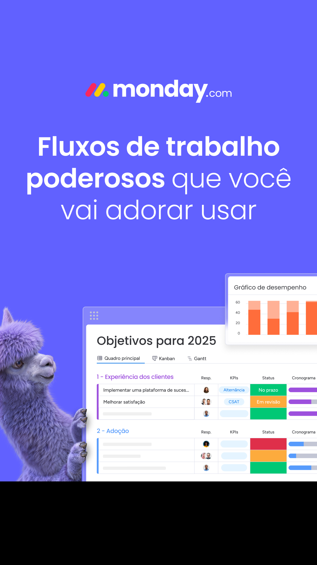 monday.com Facebook ad
