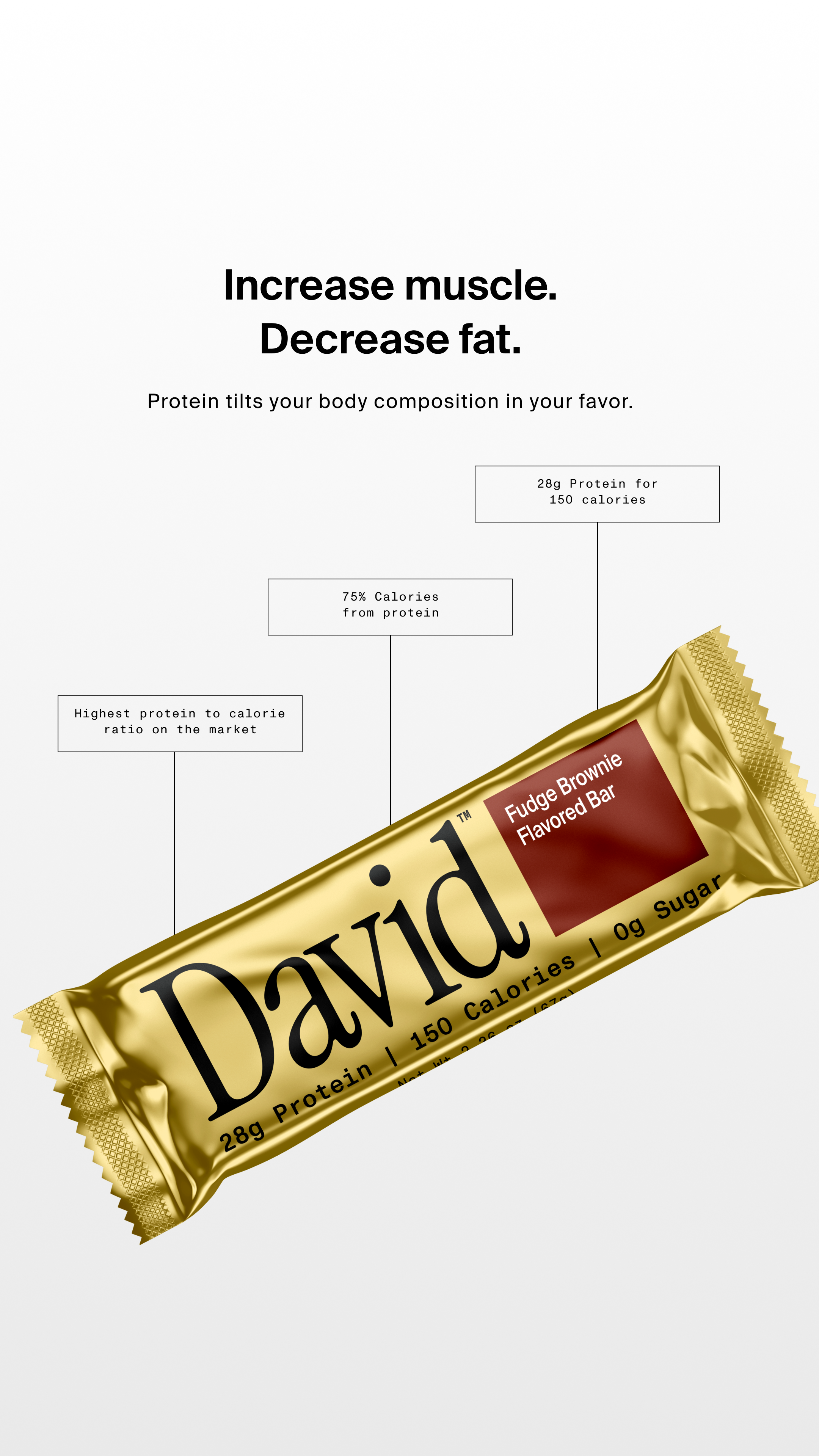 David Protein Facebook ad