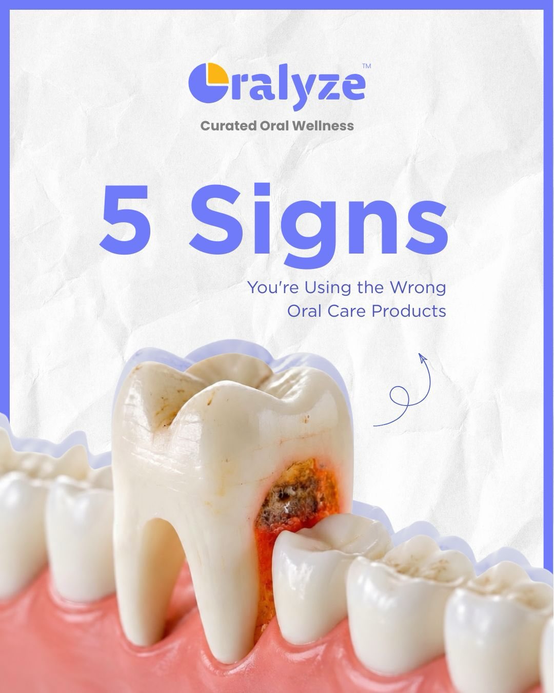 Oralyze Facebook ad: Are you using the wrong products?