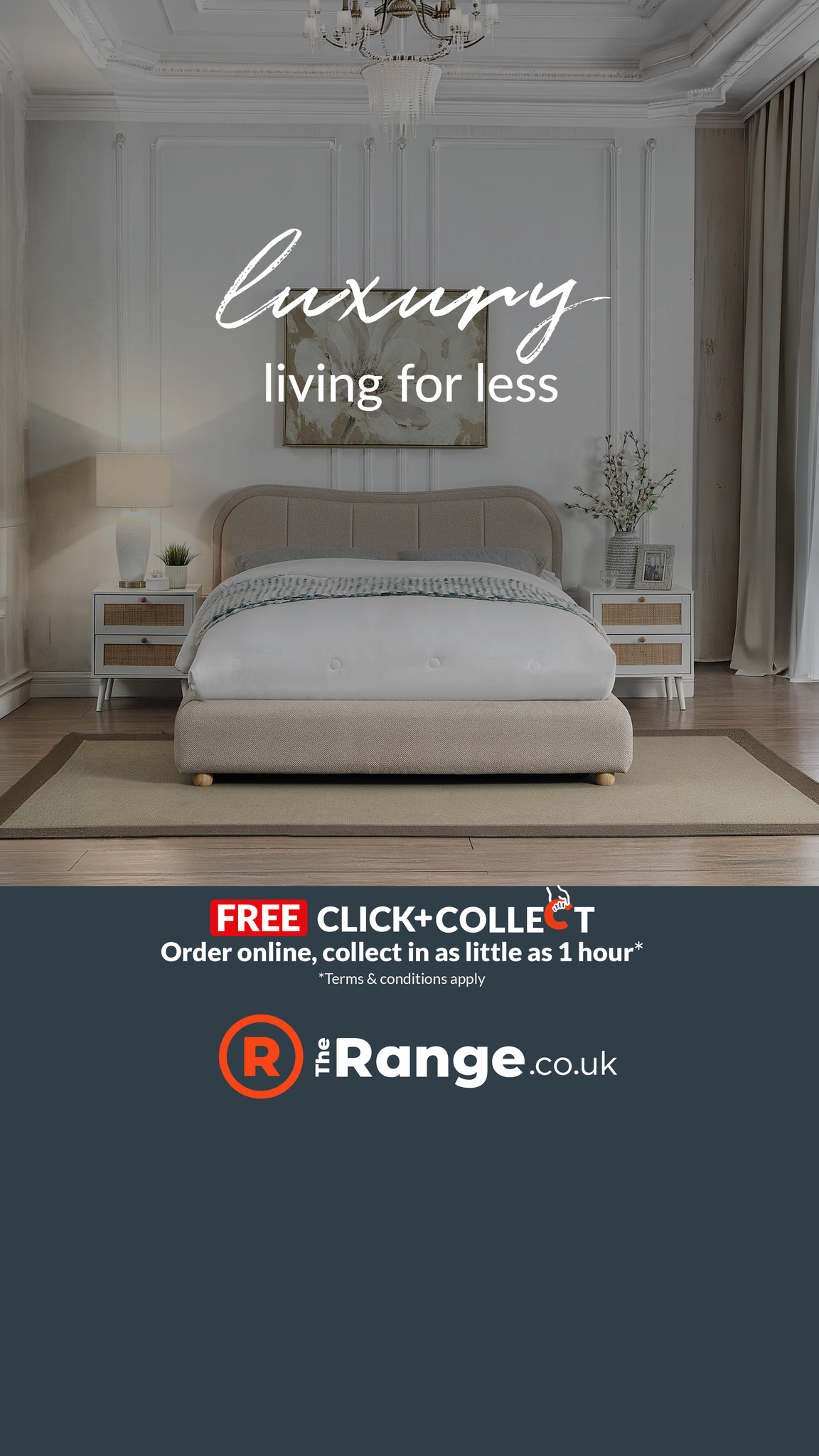 The Range Facebook ad: Free 1-Hour Click & Collect
