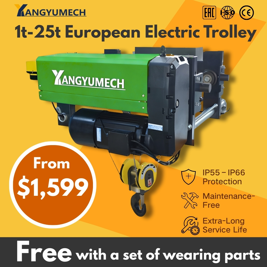 Yangyu Cranes Facebook ad: Heavy-Duty Electric Hoists for Industrial Cranes