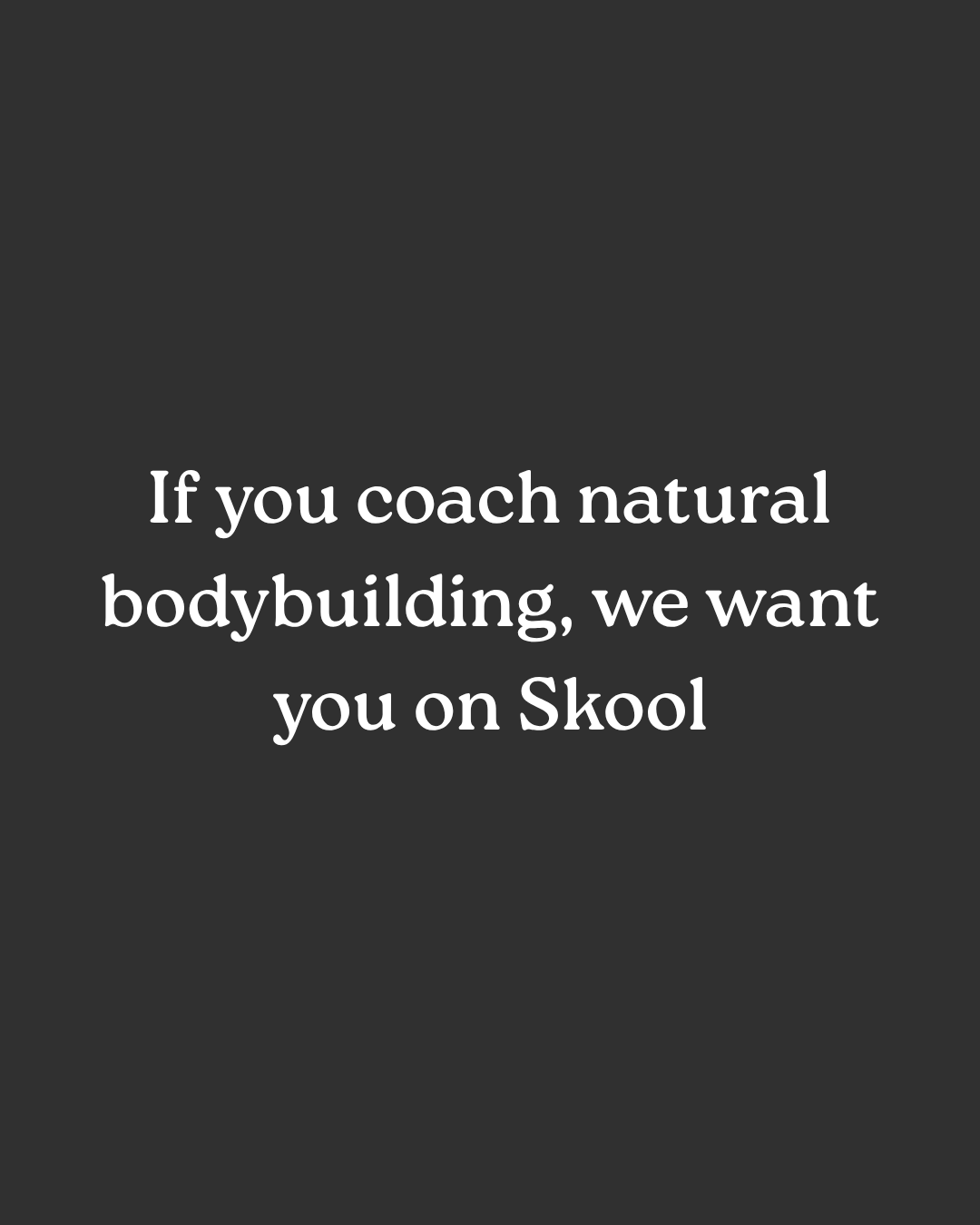 Skool Facebook ad