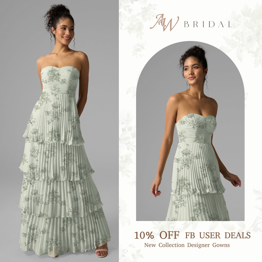 AW Bridal Facebook ad