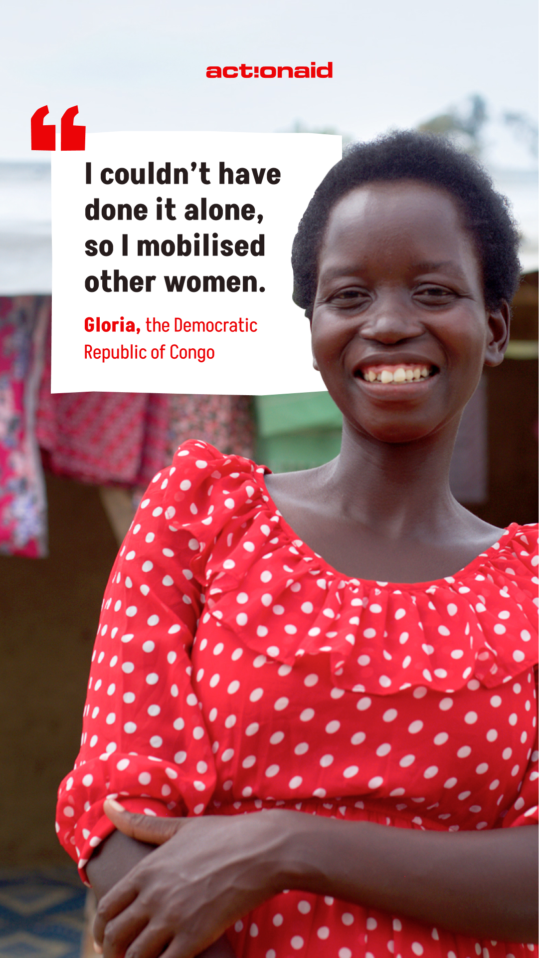 ActionAid UK Facebook ad from Feb 19, 2026