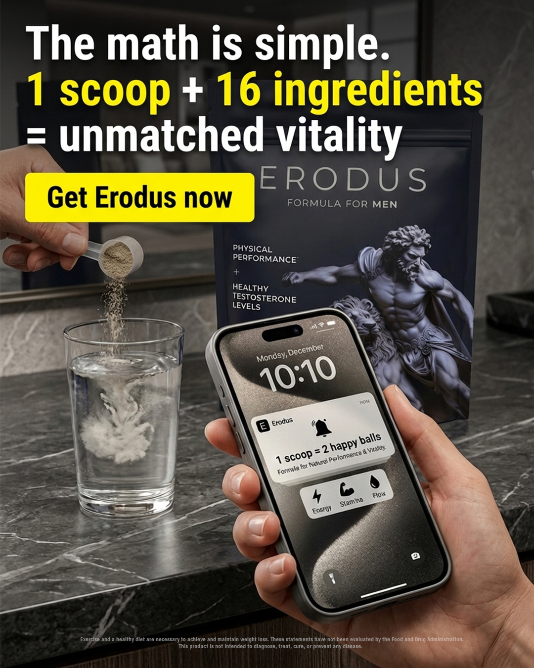 Erodus Formula For Men Facebook ad