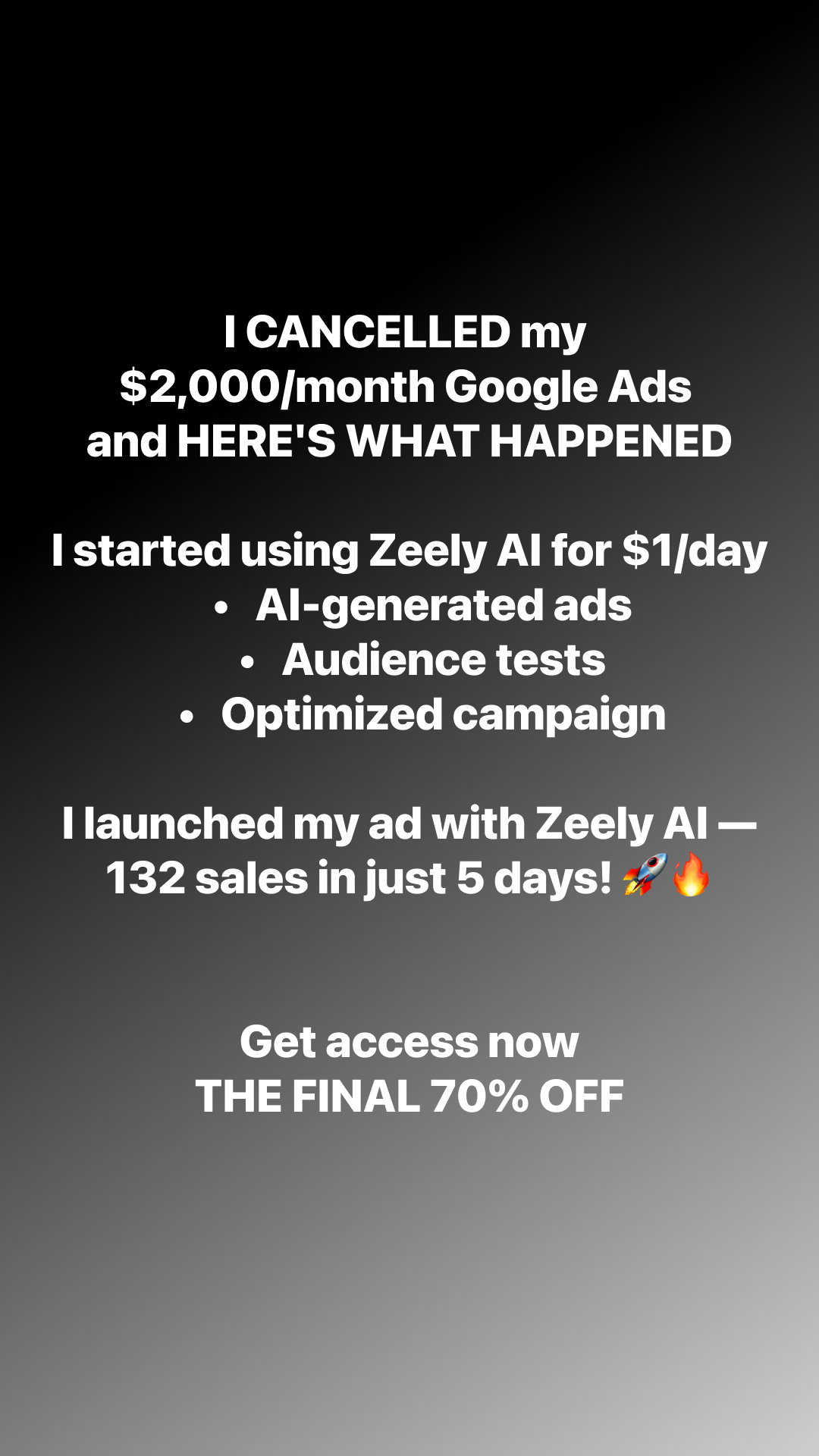 Zeely Facebook ad