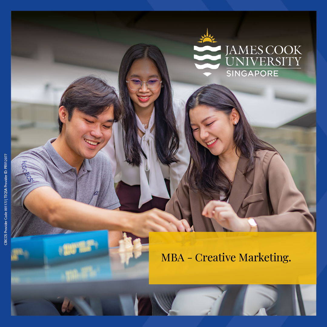 James Cook University (Singapore Campus) Facebook ad