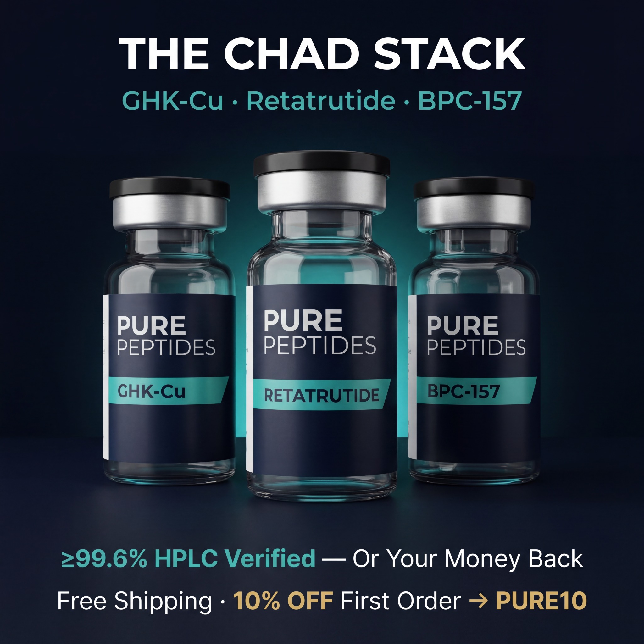 Calivo Labs Facebook ad: Free Shipping + 10% OFF → Code PURE10