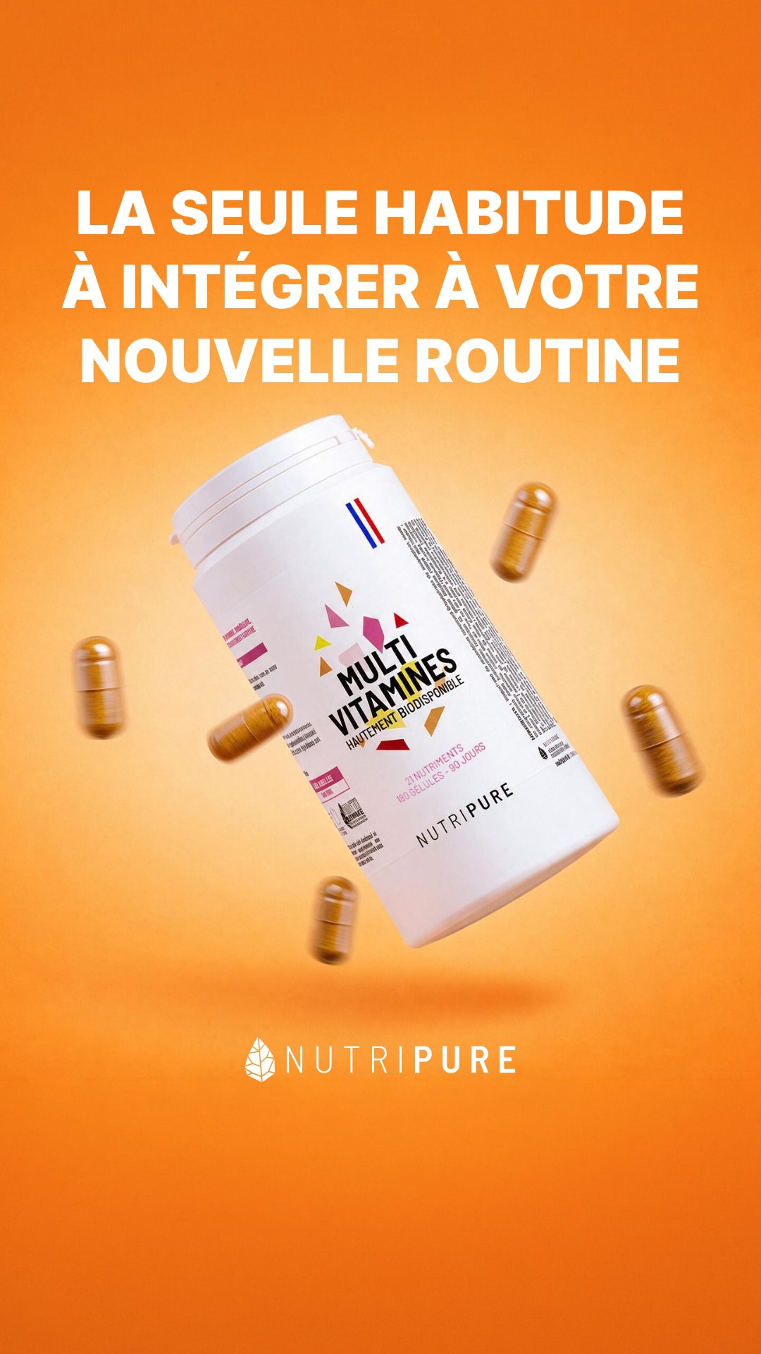 Nutripure Facebook ad: [Best seller] Vitaminez vos journées!