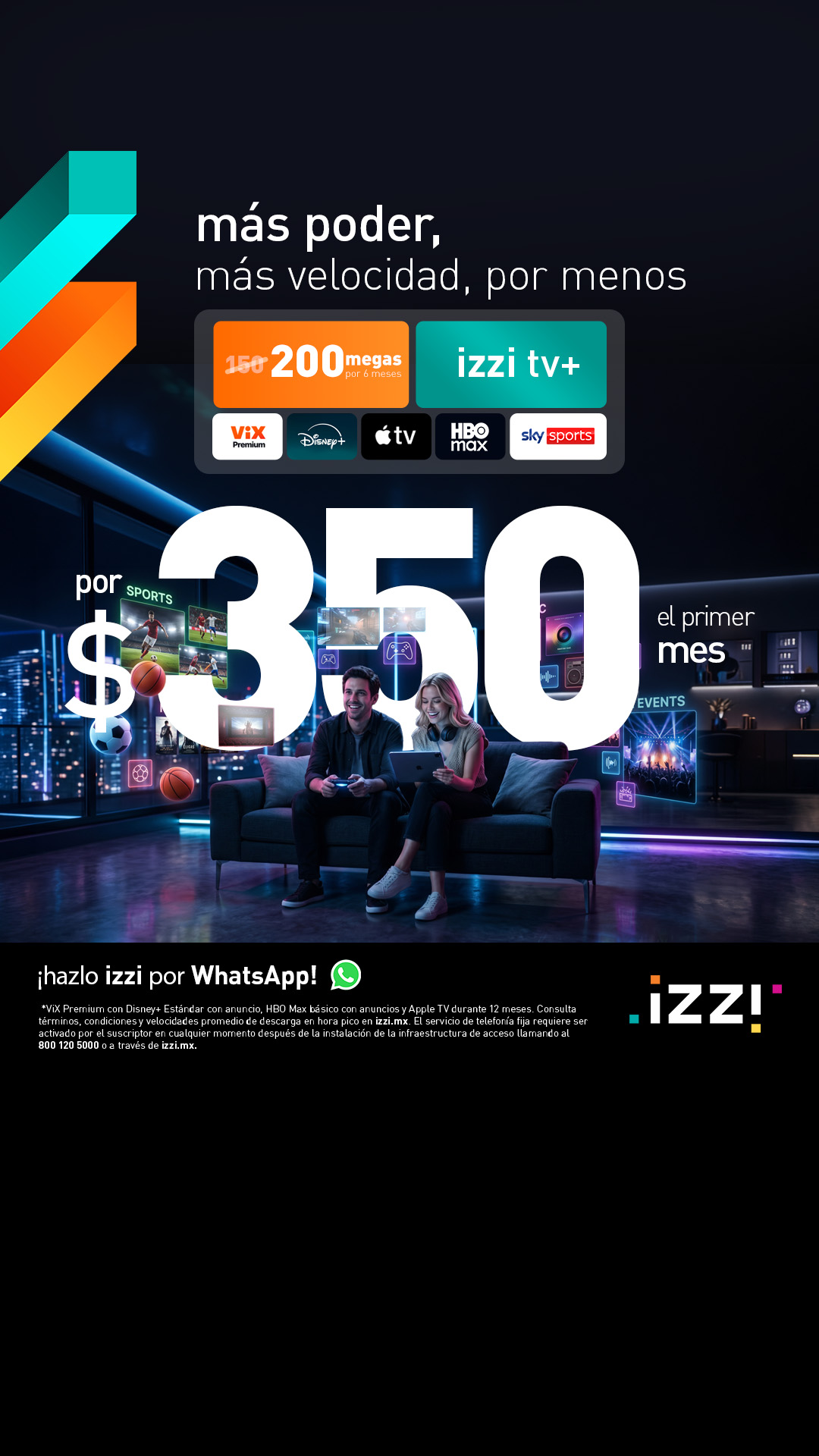 izzi telecom Facebook ad