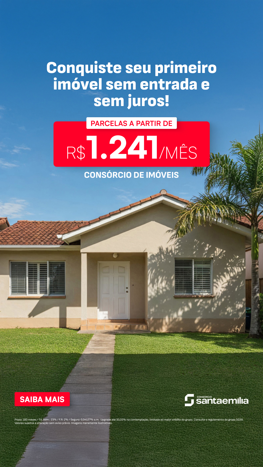 Consórcio Santa Emília Facebook ad from Jan 7, 2026
