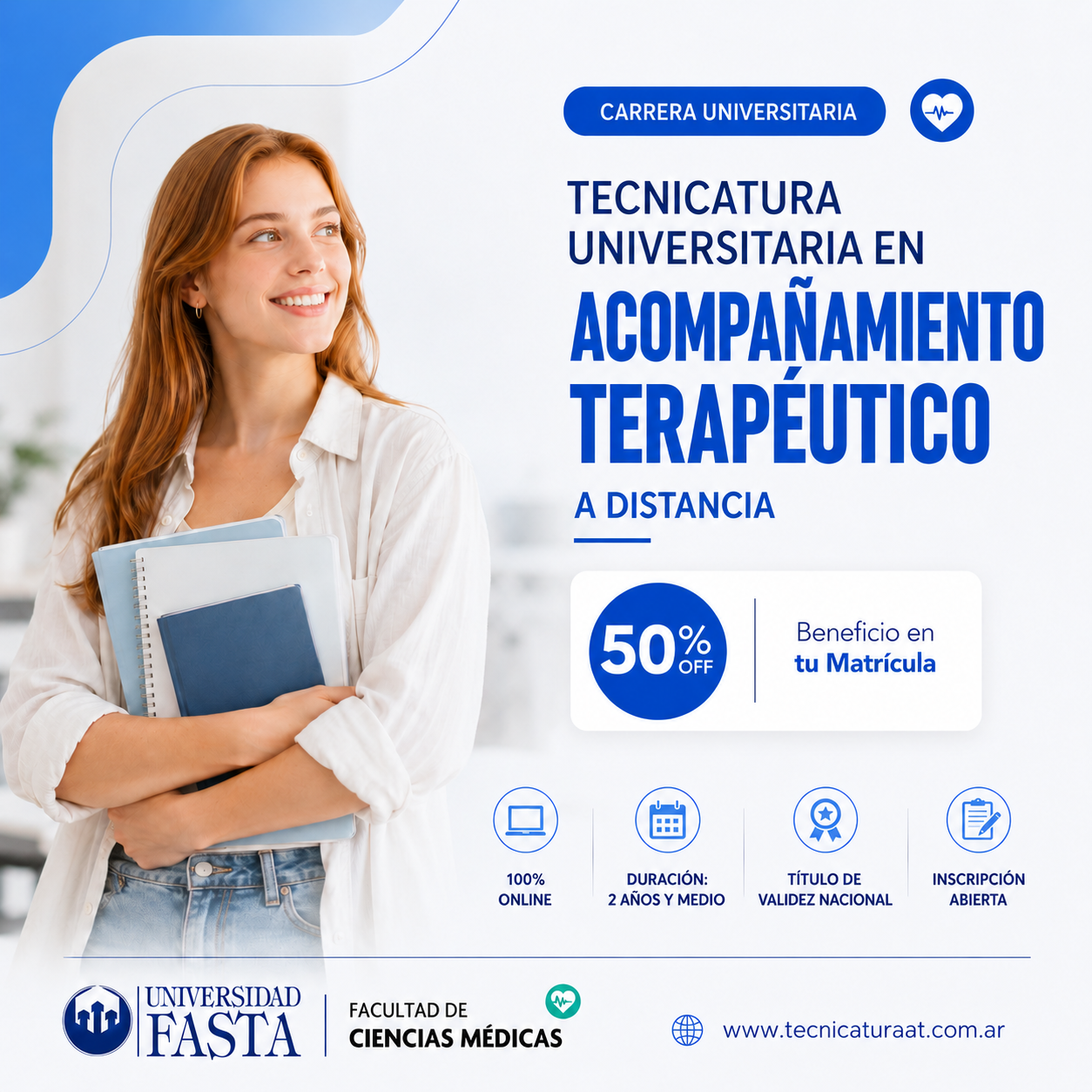 Capacitación en Salud - Universidad FASTA Facebook ad