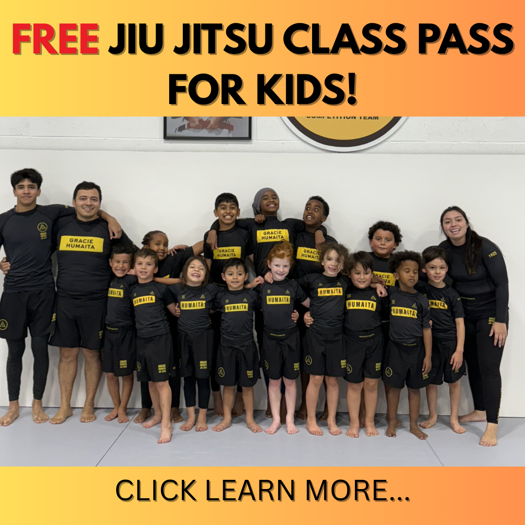 Gracie Humaita Ashburn Va Facebook ad: FREE TRIAL Pass for KIDS