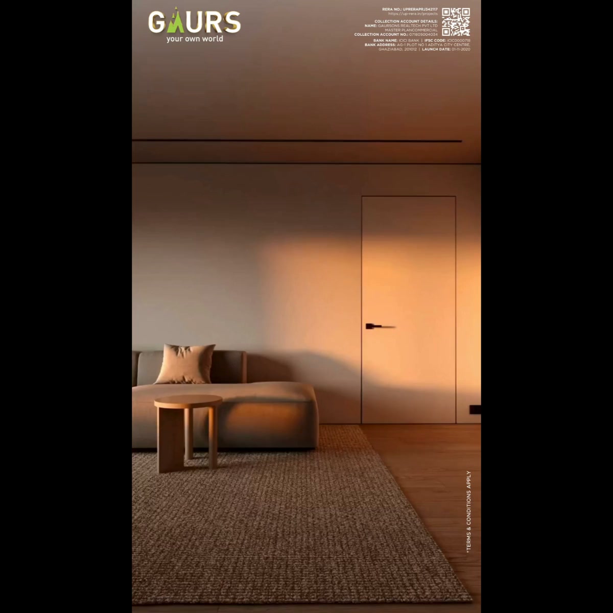 Gaurs Group Facebook ad: Studio Apartments Near Airport