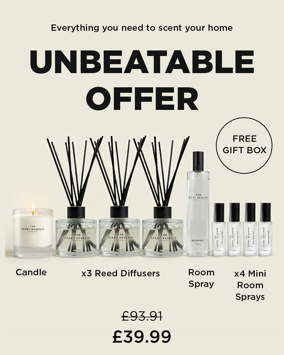 The Scent Reserve Facebook ad