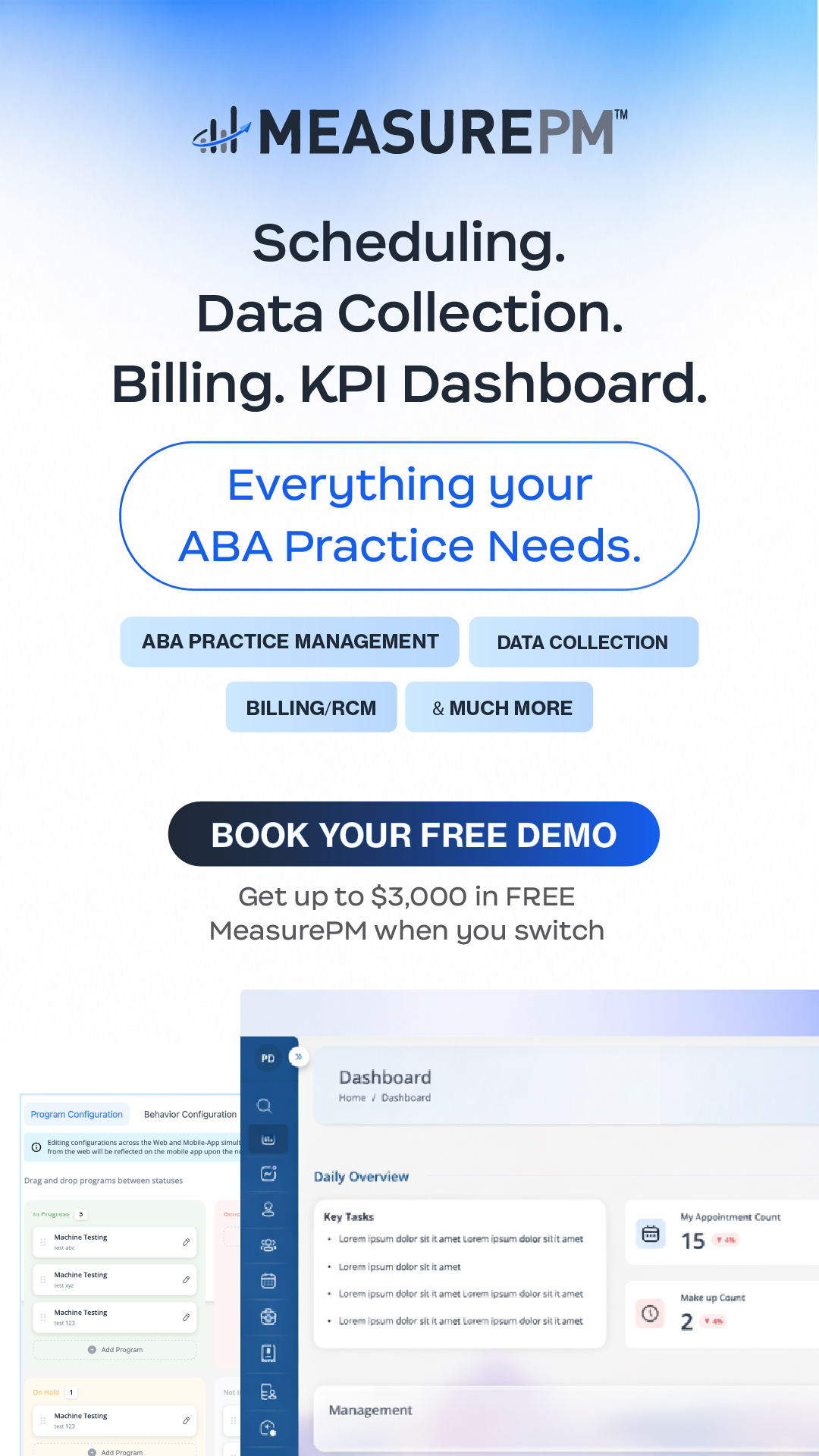 Measure Practice Management Facebook ad from May 29, 2026
