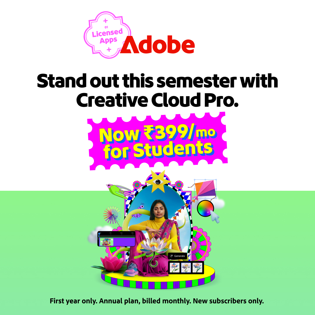 Adobe Creative Cloud Facebook ad