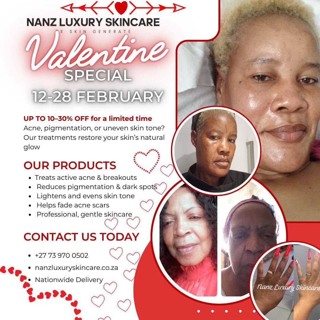 Nanz Luxury Skincare Facebook ad: VALENTINE SPECIAL