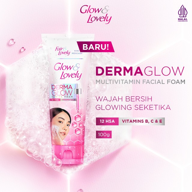Glow and Lovely Indonesia Facebook ad: Step up, Step Out into the new era…