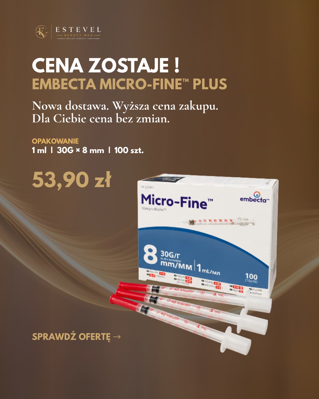 Estevel - Medycyna Estetyczna i Kosmetologia Facebook ad: CENA ZOSTAJE!