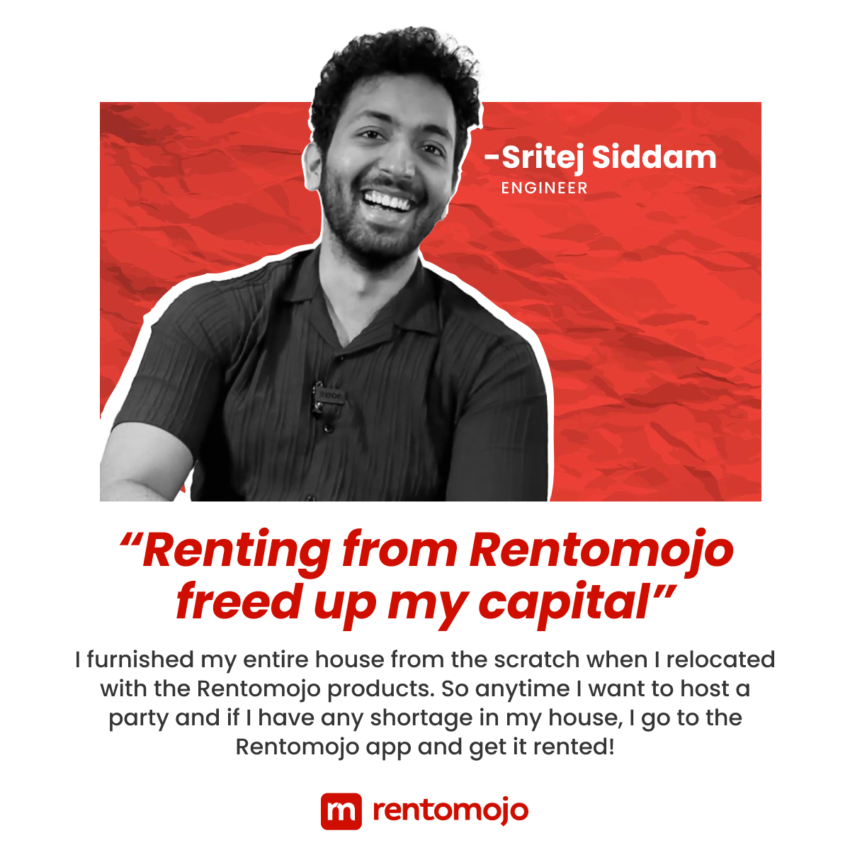 RentoMojo Facebook ad