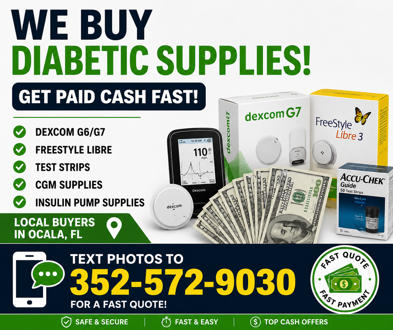 Ocala Diabetic Supplies LLC Facebook ad