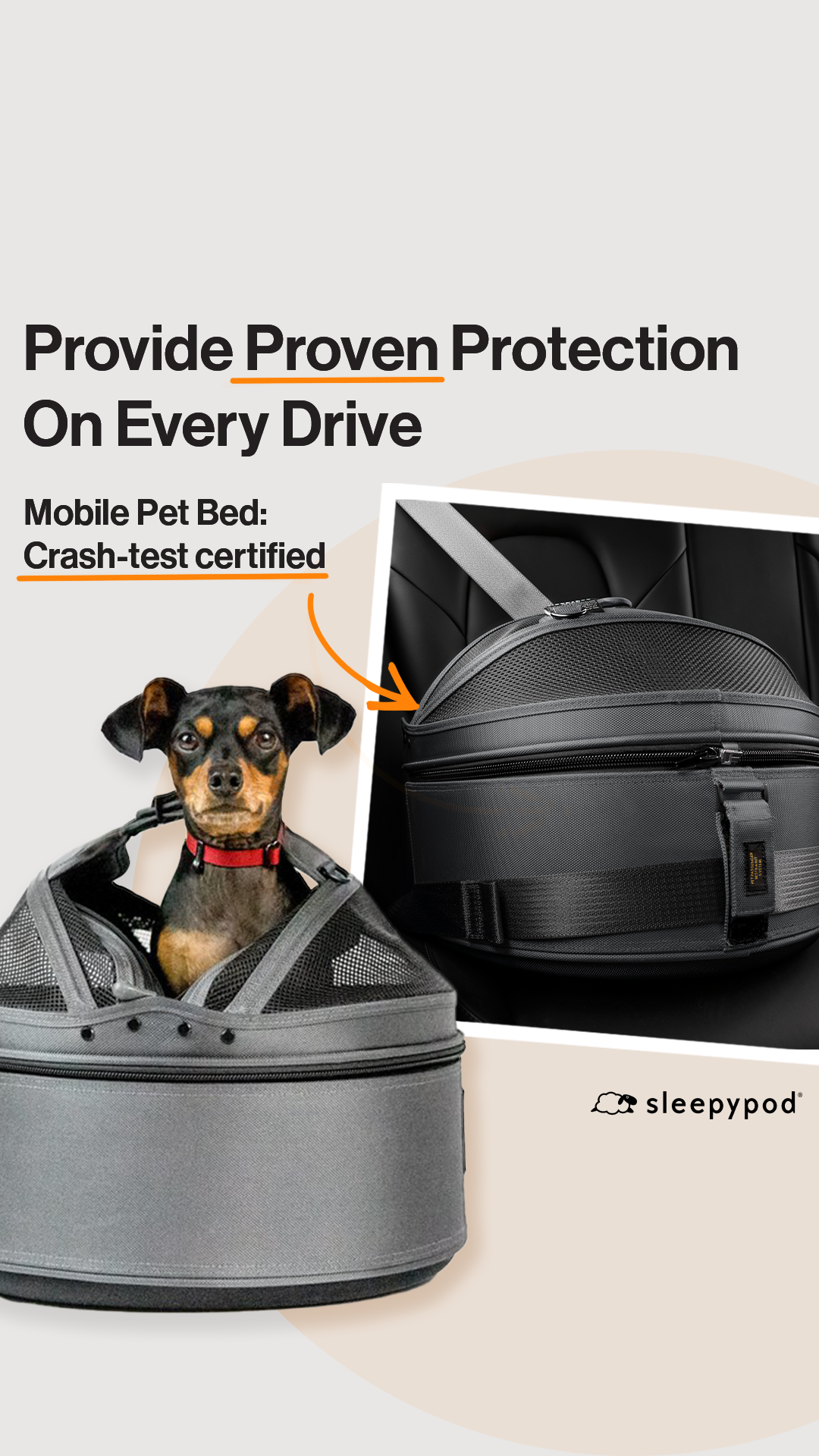 Sleepypod Facebook ad: CPS Certified
