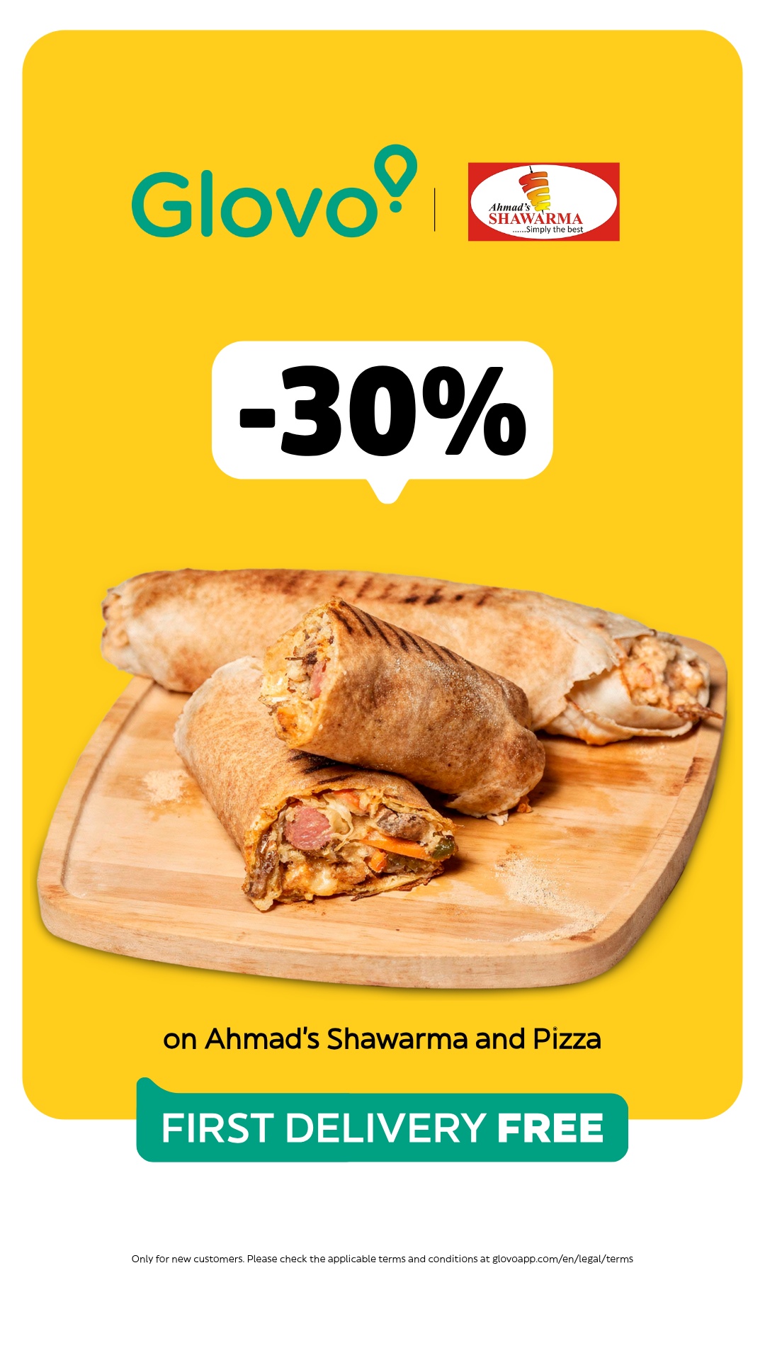 Glovo Facebook ad