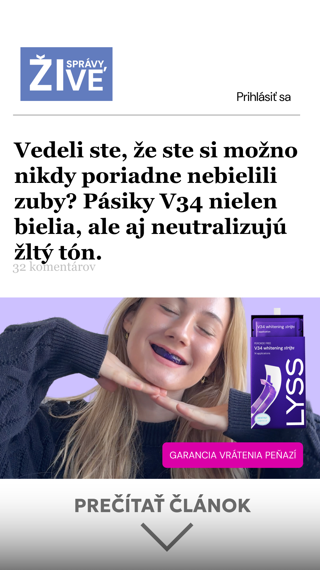 LYSS SK Facebook ad