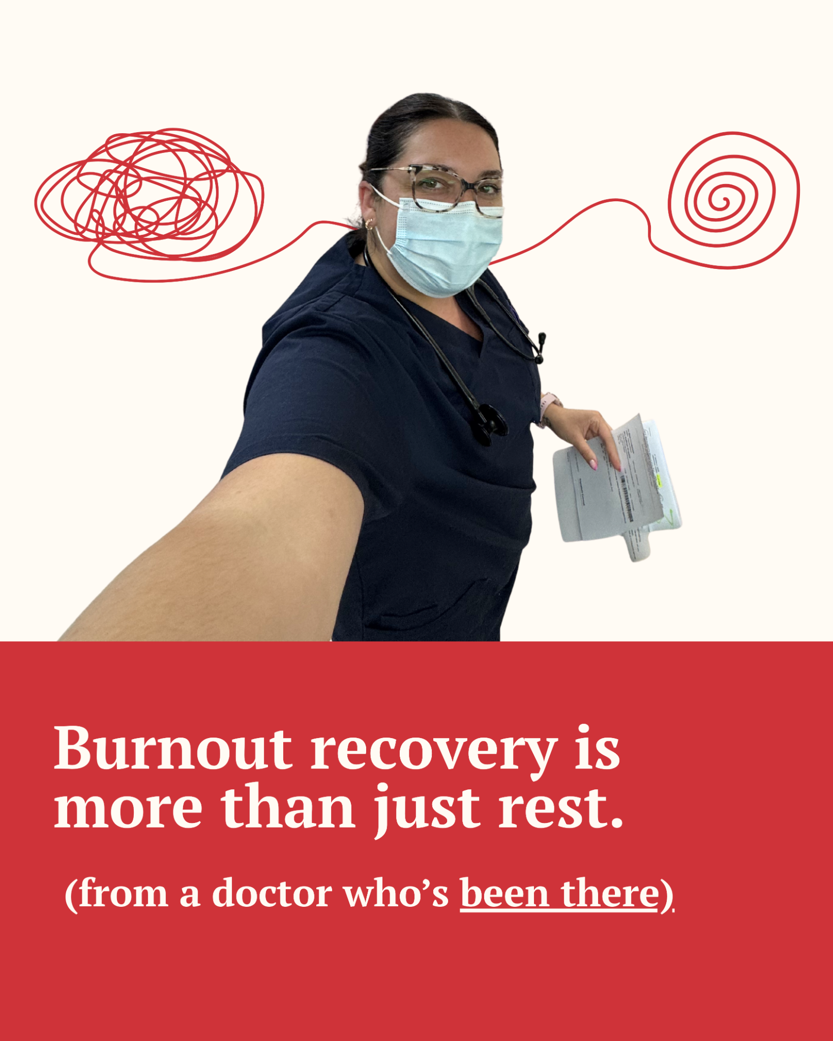 The Anti-Burnout Doctor Facebook ad